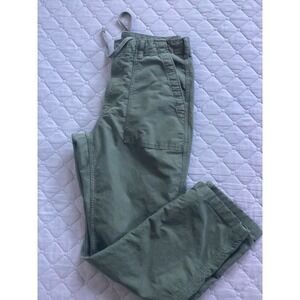 Uniqlo Women Army Green Small Utility Pants